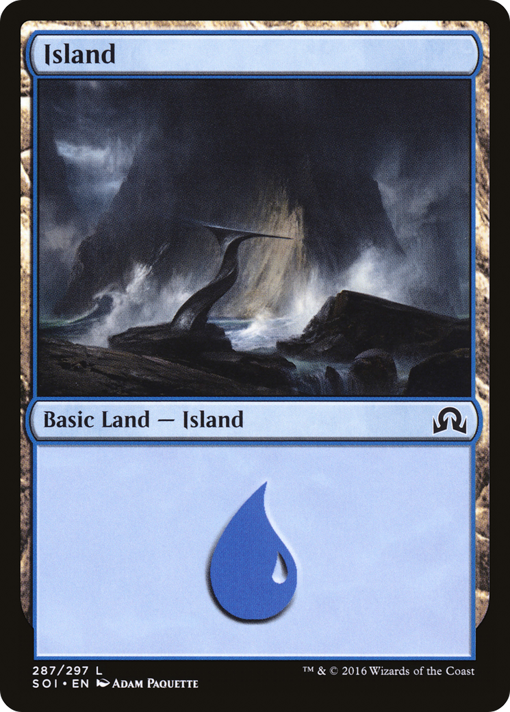 Island (287) (SOI-287) - Shadows over Innistrad Foil