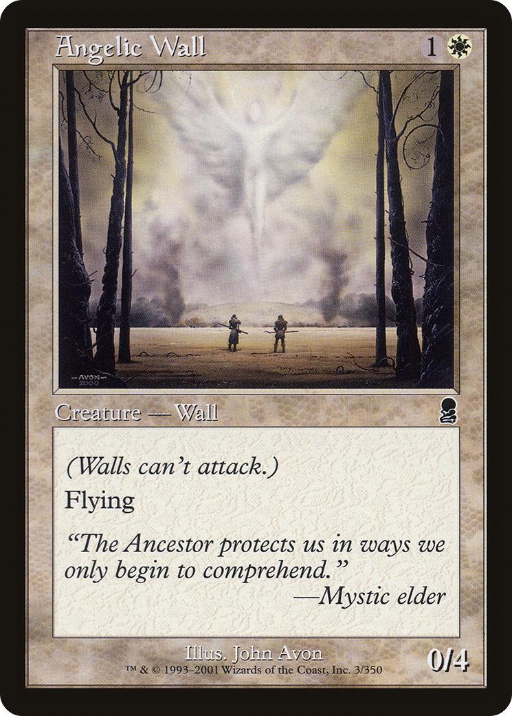 Angelic Wall (ODY-003)  Foil - Odyssey