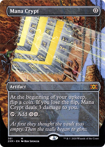 Mana Crypt (Borderless) (2XM-361)  - Double Masters