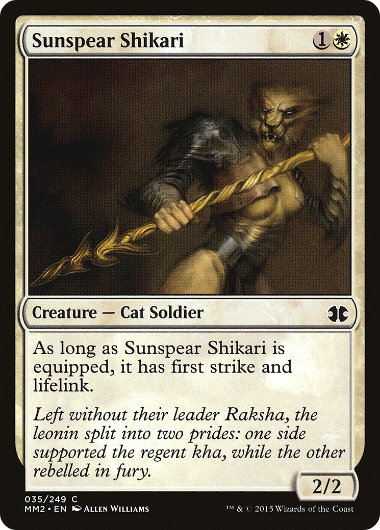 Sunspear Shikari (MM2-035) - Modern Masters 2015