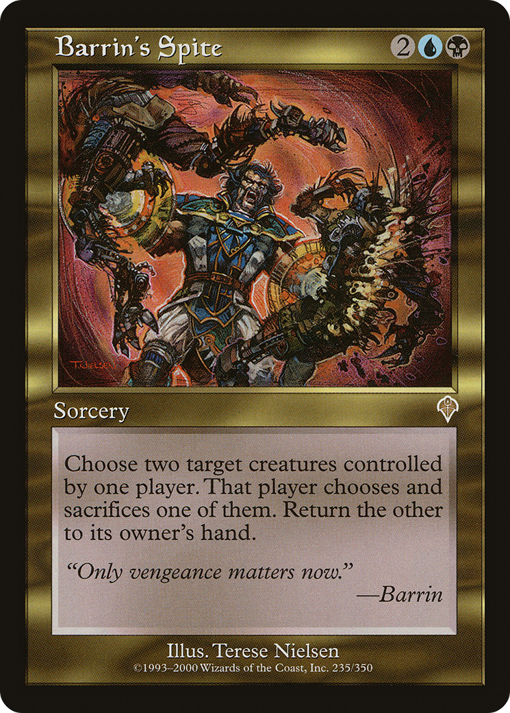 Barrin's Spite (INV-235)  Foil - Invasion