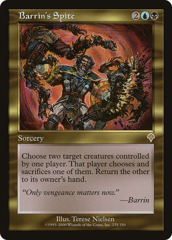 Barrin's Spite (INV-235)  Foil - Invasion
