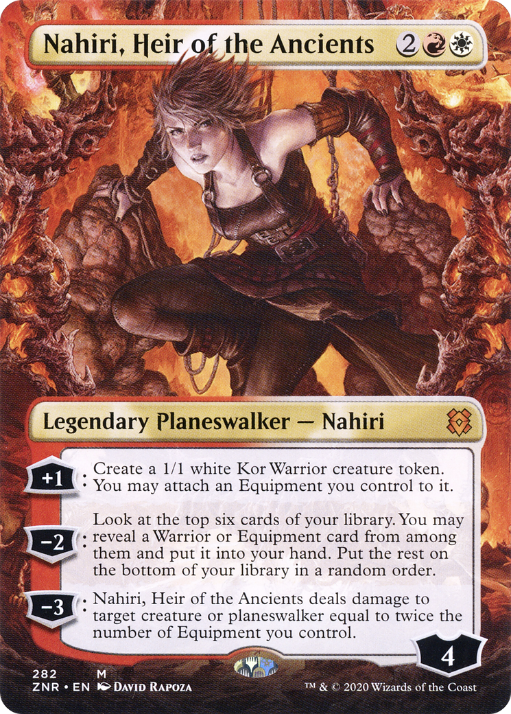 Nahiri, Heir of the Ancients (Borderless) (ZNR-282)  Foil - Zendikar Rising