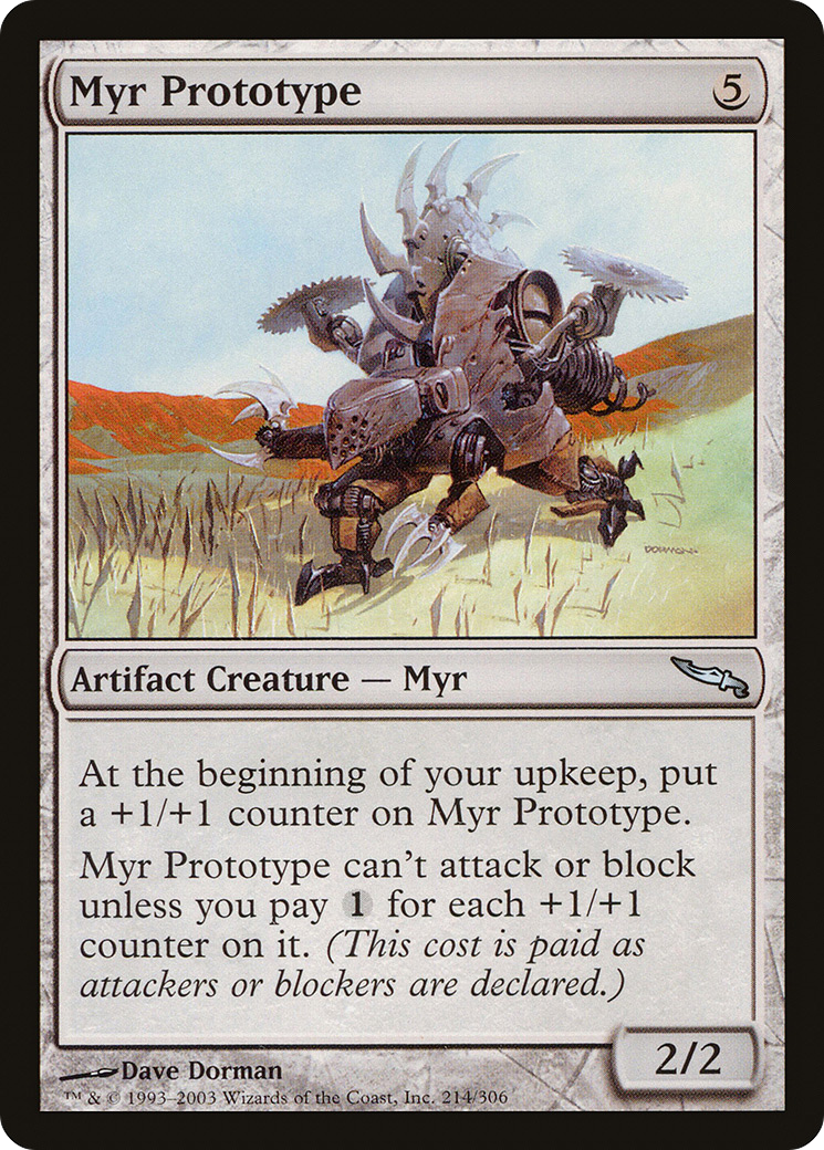 Myr Prototype (MRD-214)  - Mirrodin