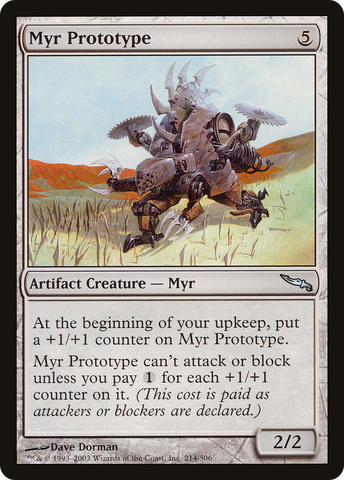 Myr Prototype (MRD-214)  - Mirrodin