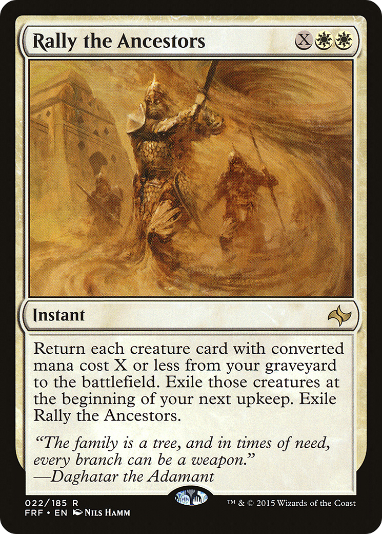 Rally the Ancestors (FRF-022)  - Fate Reforged