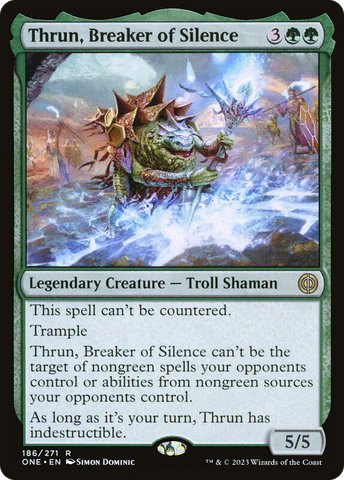 Thrun, Breaker of Silence (ONE-186)  Foil - Phyrexia: All Will Be One