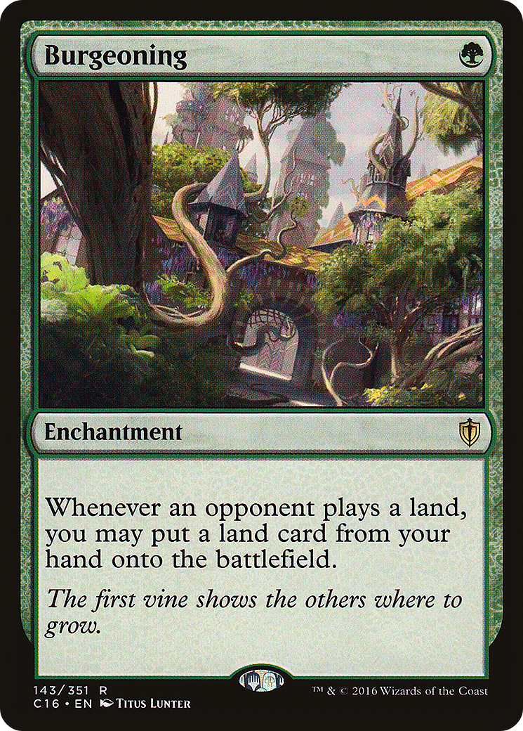 Burgeoning (C16-143)  - Commander 2016