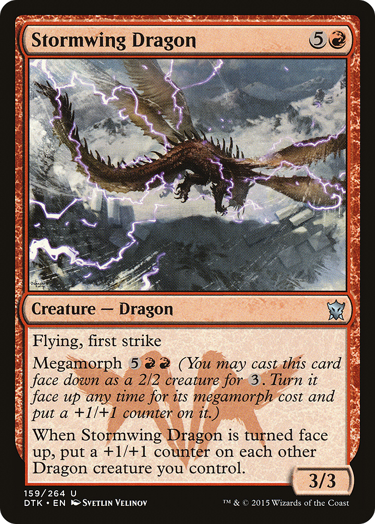 Stormwing Dragon (DTK-159)  - Dragons of Tarkir