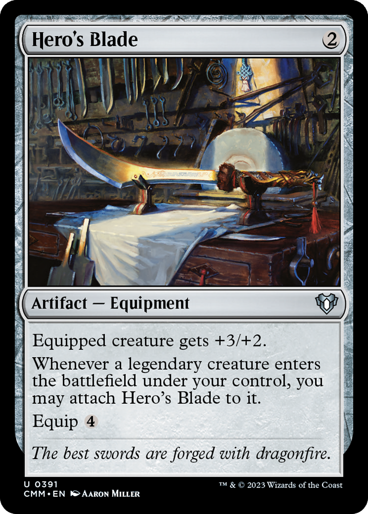 Hero's Blade (CMM-391)  - Commander Masters