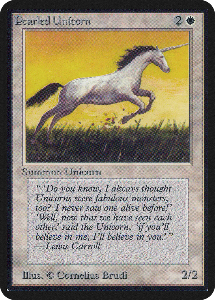 Pearled Unicorn (LEA-)  - Limited Edition Alpha