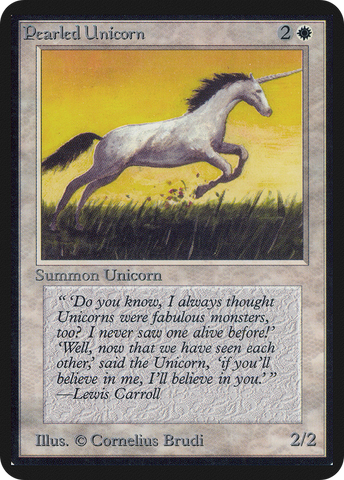 Pearled Unicorn (LEA-)  - Limited Edition Alpha