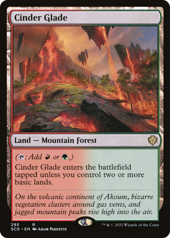 Cinder Glade (SCD-295)  - Starter Commander Decks