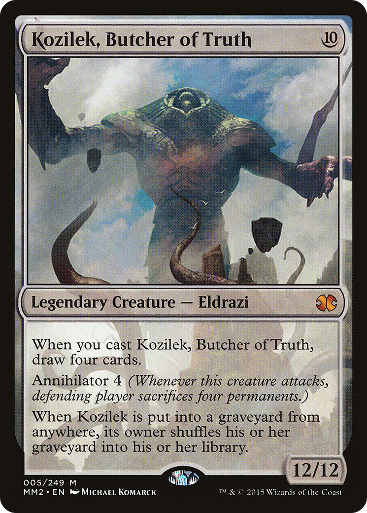 Kozilek, Butcher of Truth (MM2-005)  - Modern Masters 2015