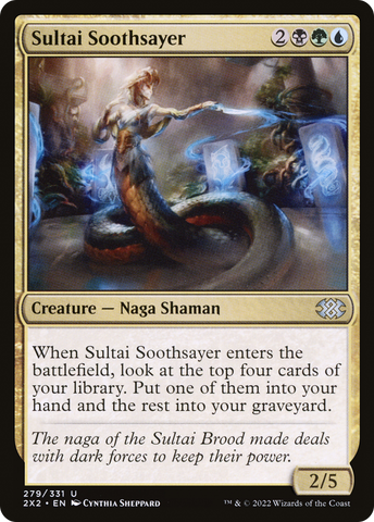 Sultai Soothsayer (2X2-279)  Foil - Double Masters 2022