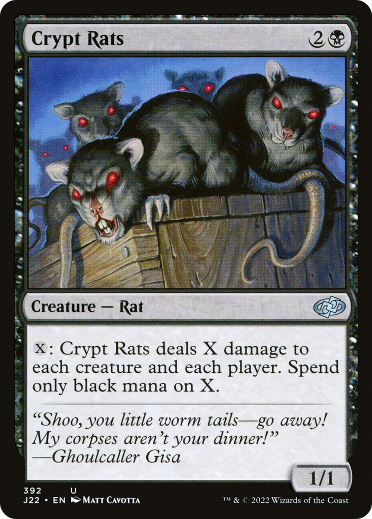 Crypt Rats (J22-392)  - Jumpstart 2022