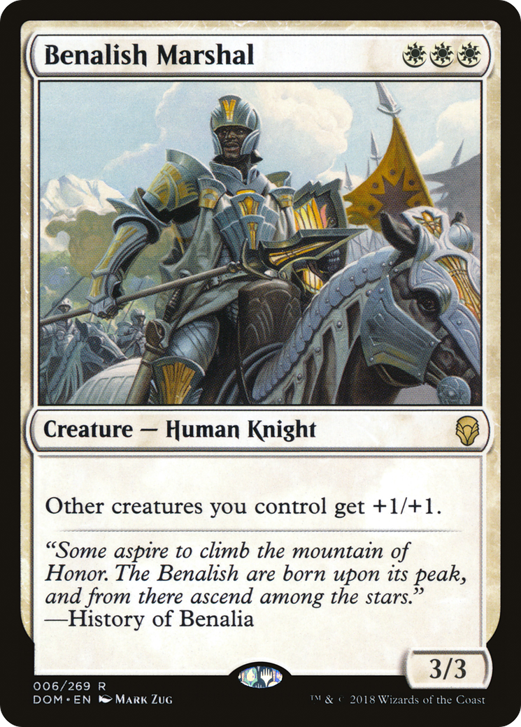 Benalish Marshal (DOM-006)  Foil - Dominaria