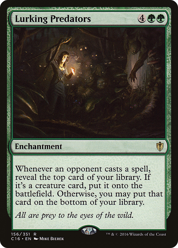 Lurking Predators (C16-156)  - Commander 2016