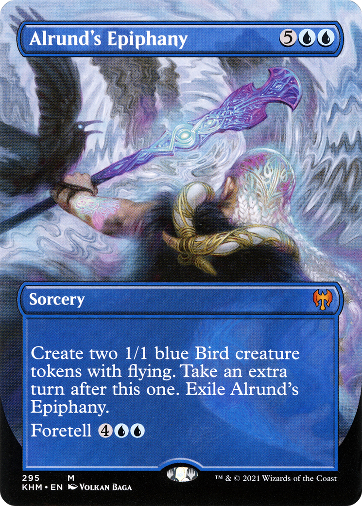 Alrund's Epiphany (Borderless) (KHM-295)  Foil - Kaldheim