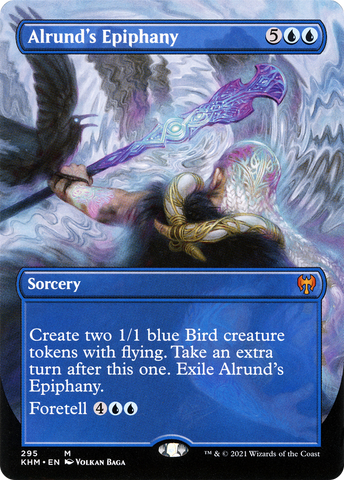 Alrund's Epiphany (Borderless) (KHM-295)  Foil - Kaldheim