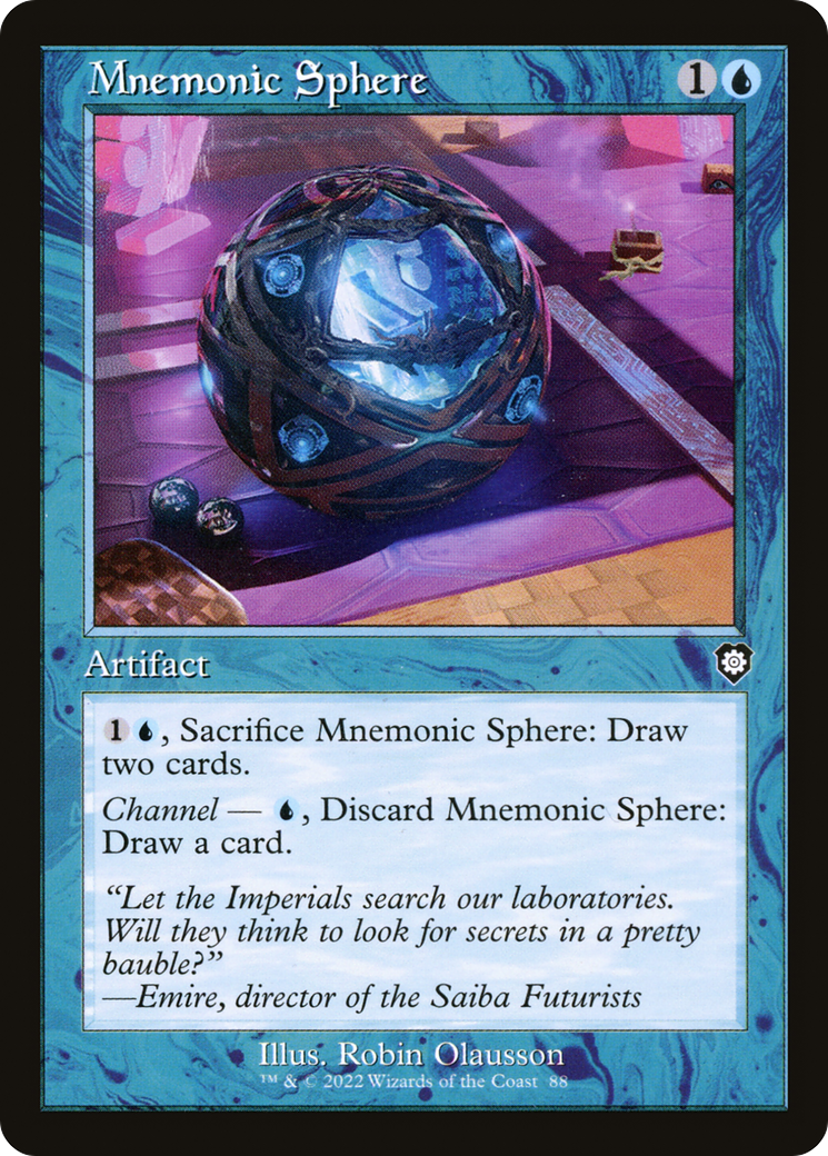 Mnemonic Sphere (Retro Frame) (BRC-088)  - The Brothers' War Commander