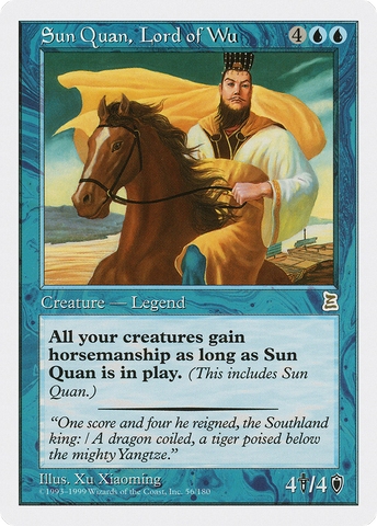 Sun Quan, Lord of Wu (PTK-056)  - Portal Three Kingdoms