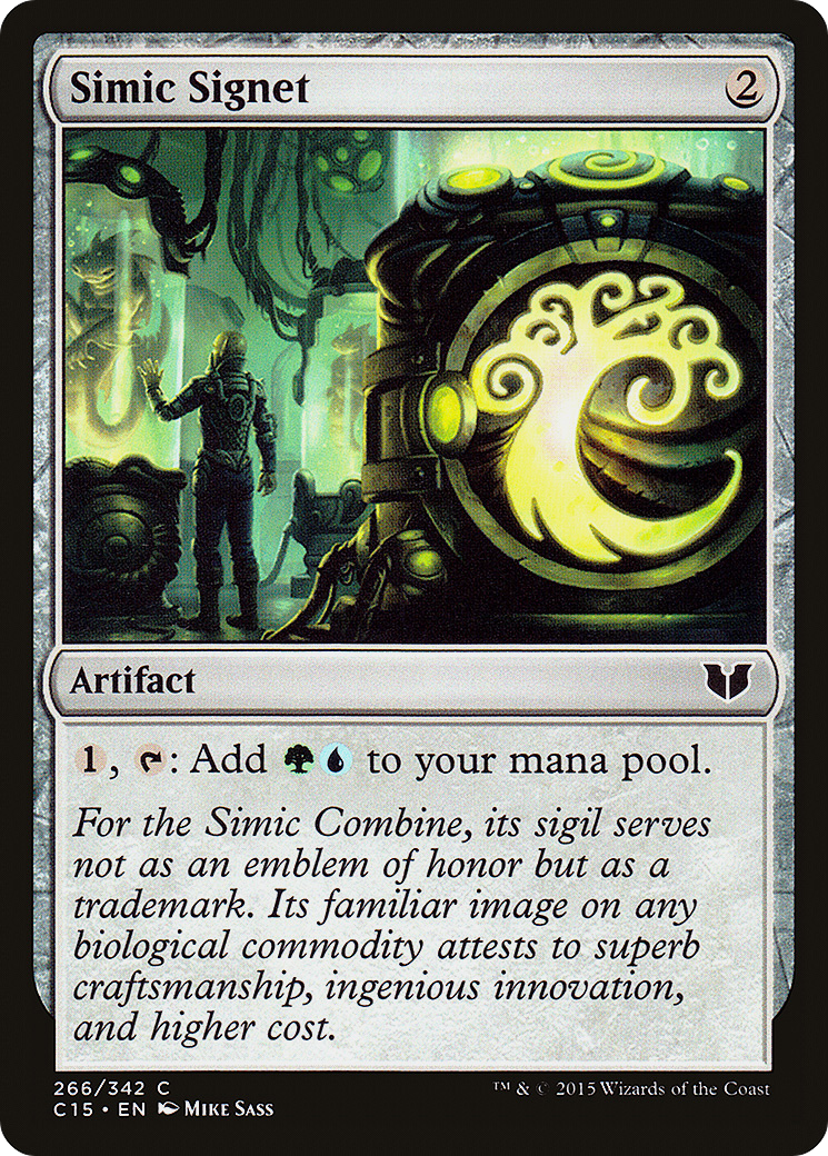 Simic Signet (C15-266)  - Commander 2015