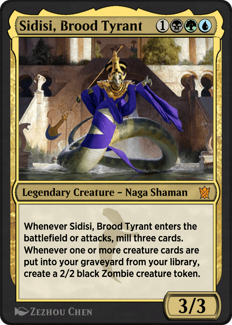 Sidisi, Brood Tyrant (KTK-199Y)  - Khans of Tarkir