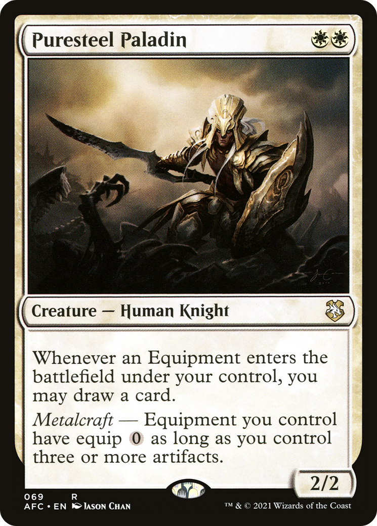 Puresteel Paladin (AFC-069) - Adventures in the Forgotten Realms Commander