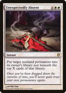 Unexpectedly Absent (C13-025)  - Commander 2013