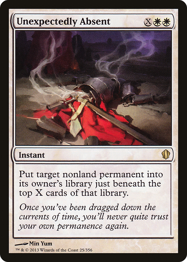 Unexpectedly Absent (C13-025)  - Commander 2013