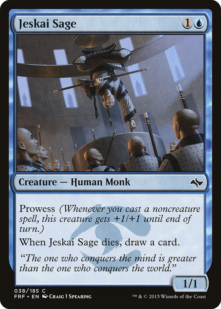 Jeskai Sage (FRF-038) - Fate Reforged Foil