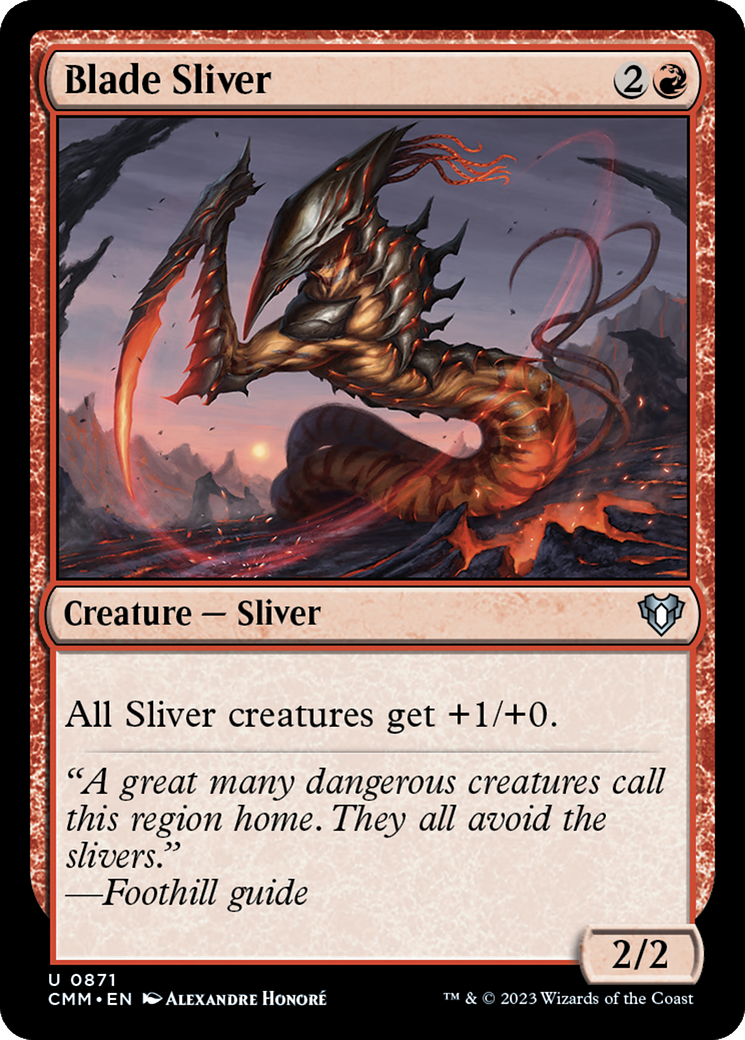 Blade Sliver (CMM-871)  - Commander Masters