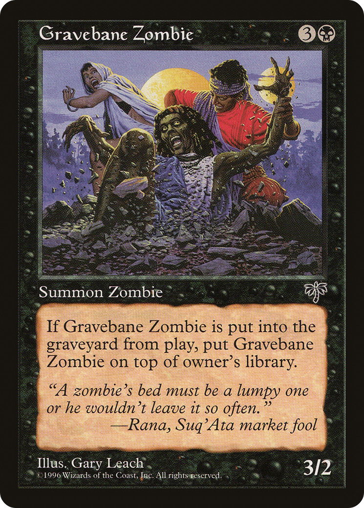 Gravebane Zombie (MIR-) - Mirage