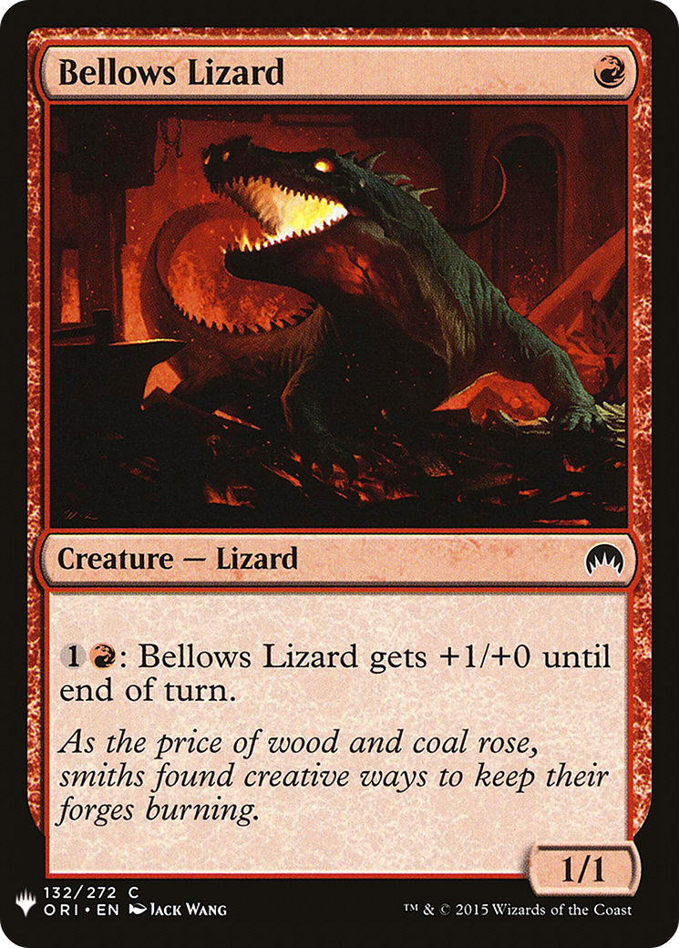 Bellows Lizard (LIST-ORI-132)  - The List