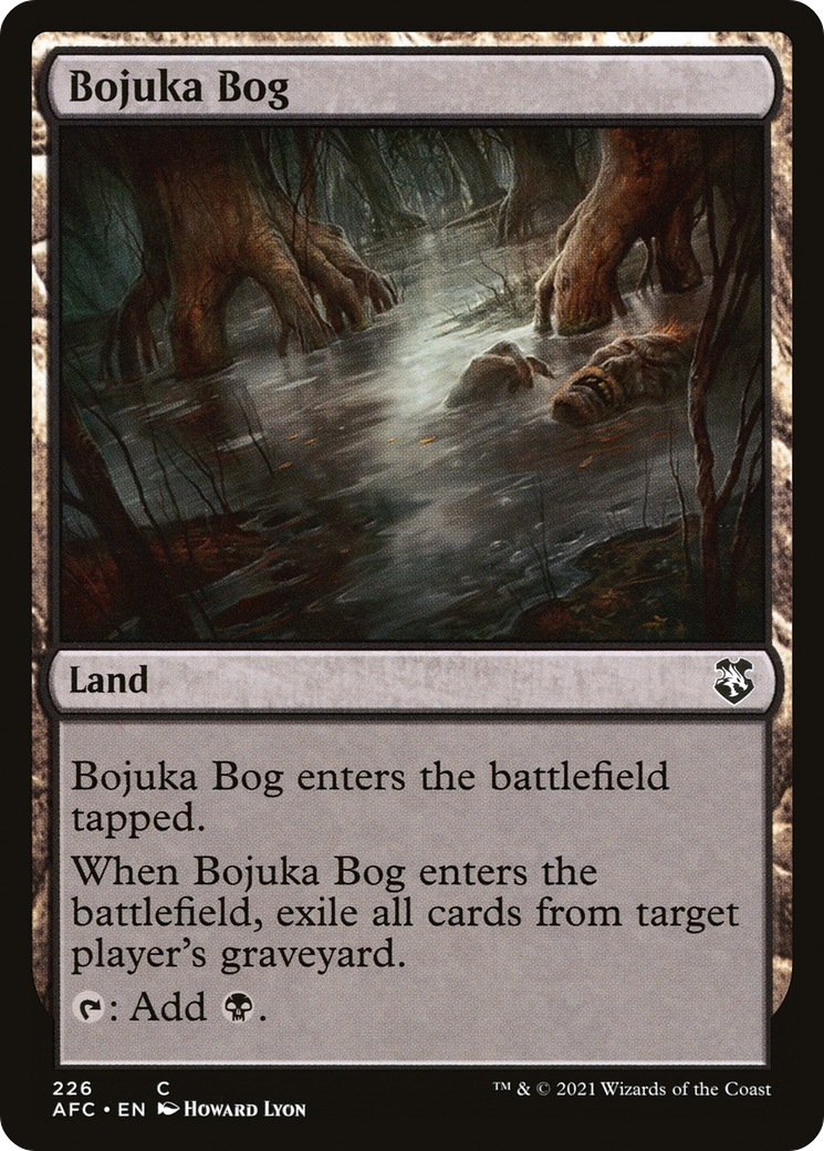 Bojuka Bog (AFC-226) - Adventures in the Forgotten Realms Commander