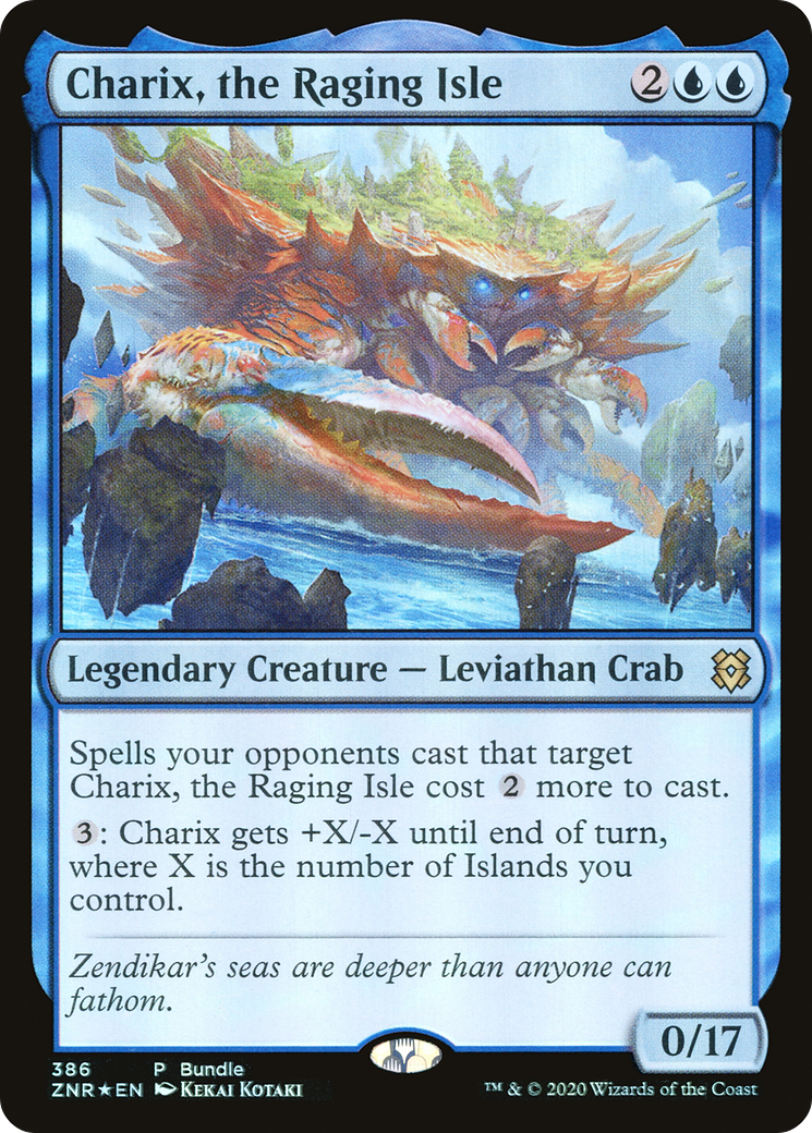 Charix, the Raging Isle (ZNR Bundle) (UMP-386)  Foil - Zendikar Rising