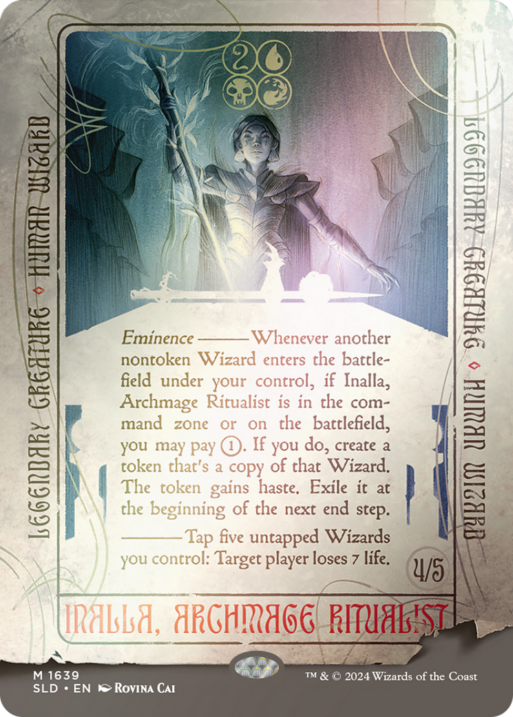 Inalla, Archmage Ritualist (Rainbow Foil) (SLD-1639)  Foil - Secret Lair Drop (Borderless)