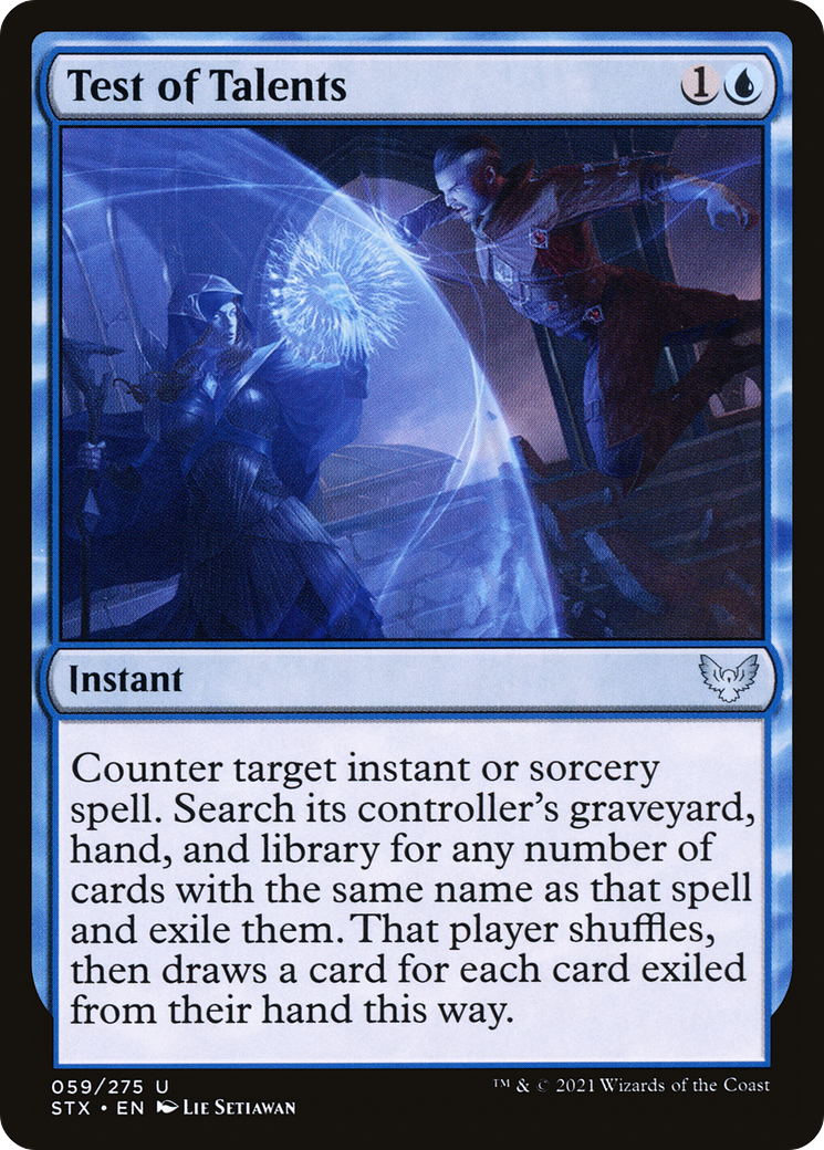 Test of Talents (STX-059)  Foil - Strixhaven: School of Mages