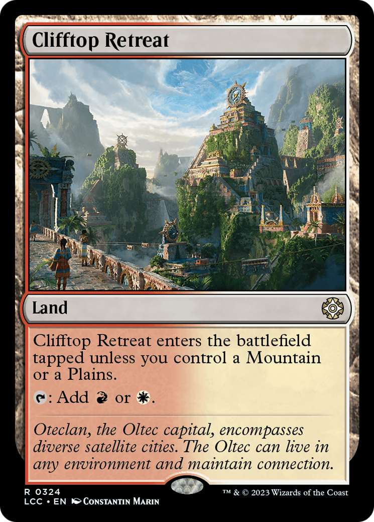 Clifftop Retreat (LCC-324)  - The Lost Caverns of Ixalan Commander