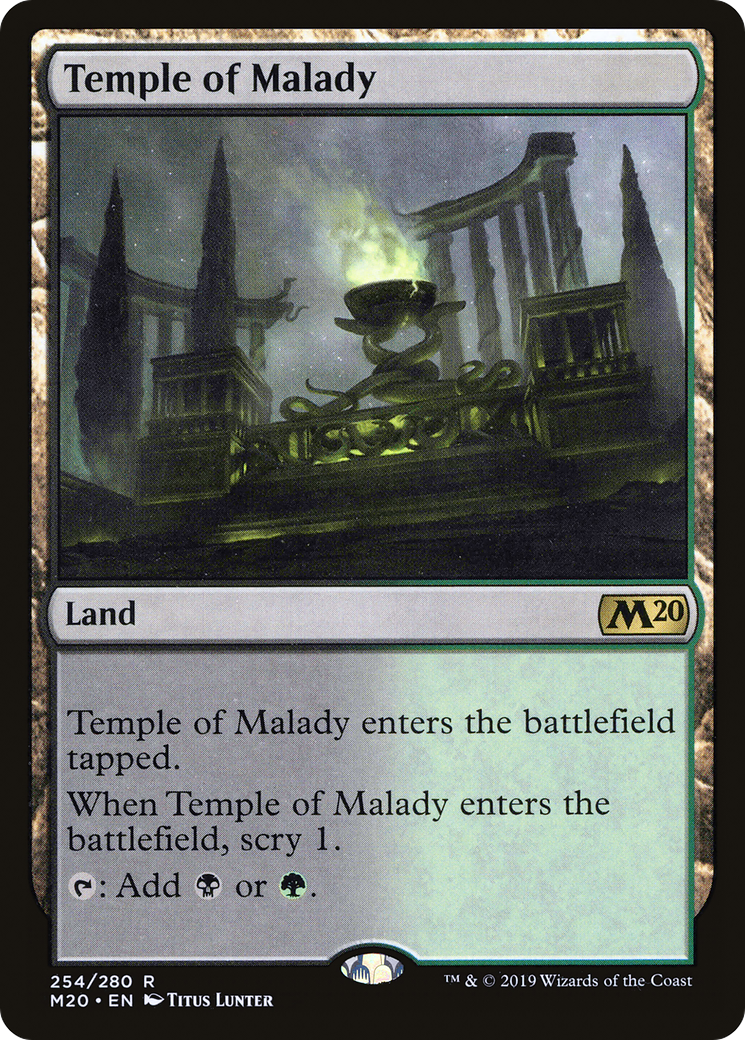 Temple of Malady (M20-254) - Core Set 2020