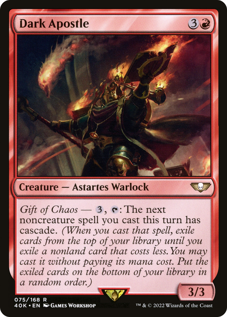 Dark Apostle (40K-075)  - Warhammer 40,000 Commander