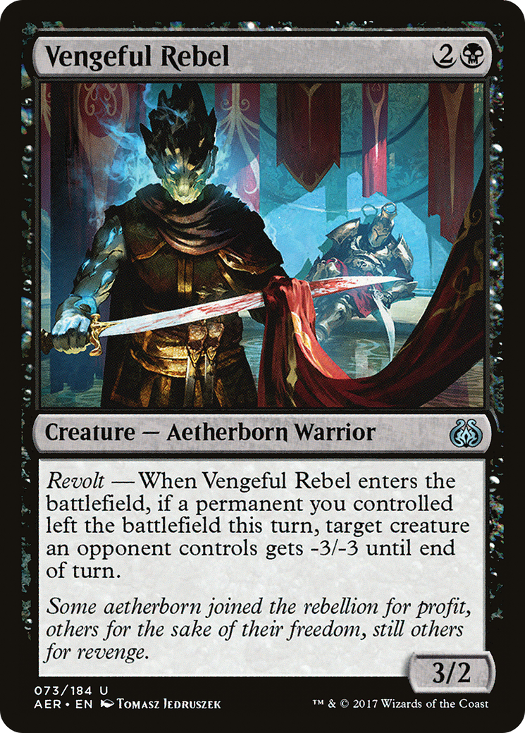 Vengeful Rebel (AER-073)  Foil - Aether Revolt