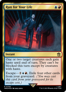 Run for Your Life (Surge Foil) (WHO-759)  Foil - Doctor Who