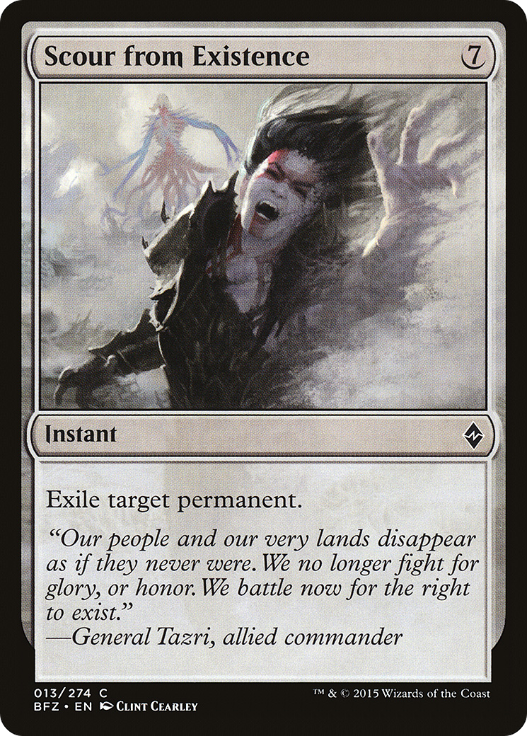 Scour from Existence (BFZ-013)  - Battle for Zendikar