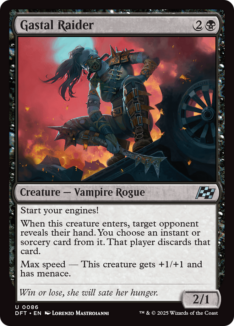 Gastal Raider (DFT-086)  Foil - Aetherdrift