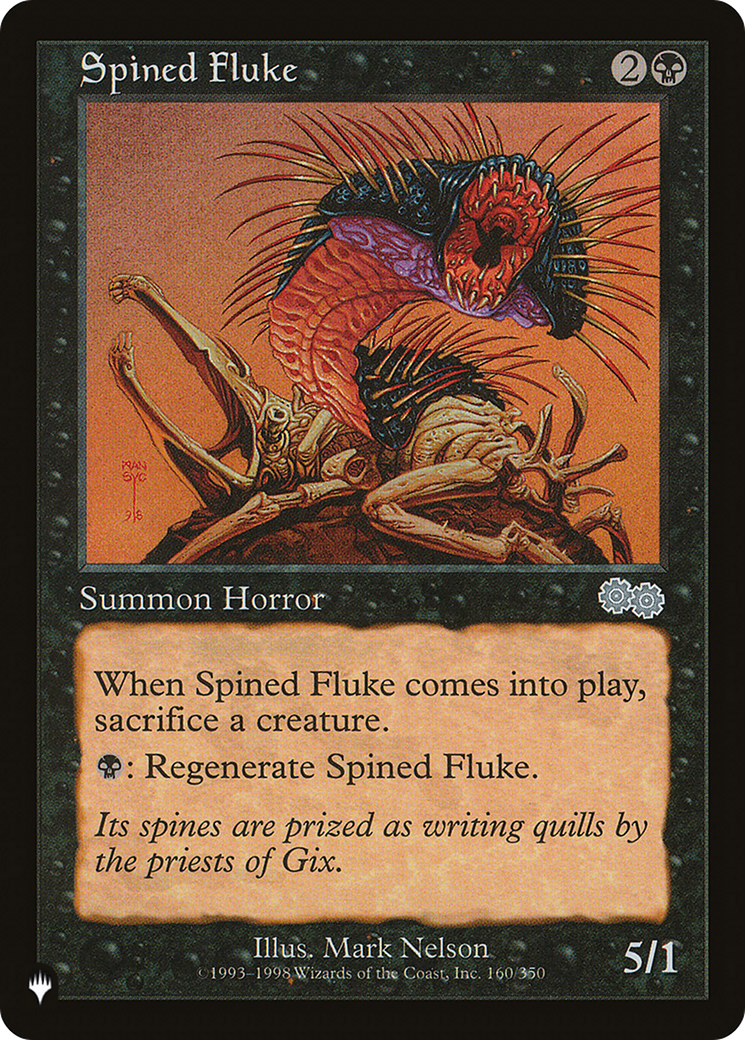 Spined Fluke (LIST-USG-160)  - The List