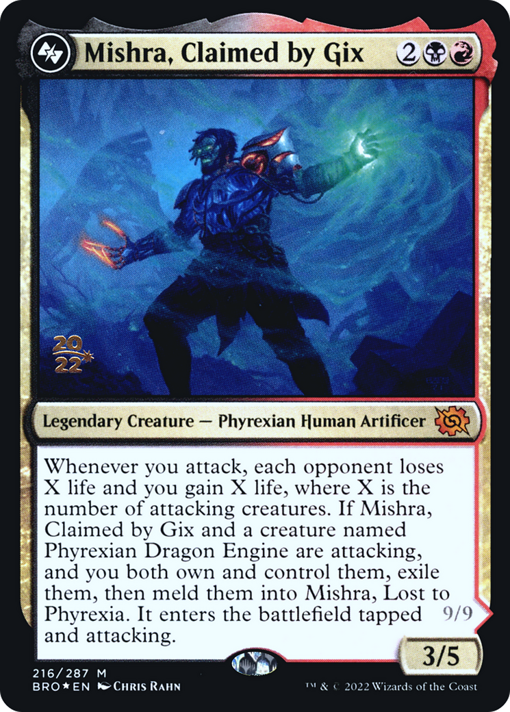 Mishra, Claimed by Gix [The Brothers' War Prerelease Promos]