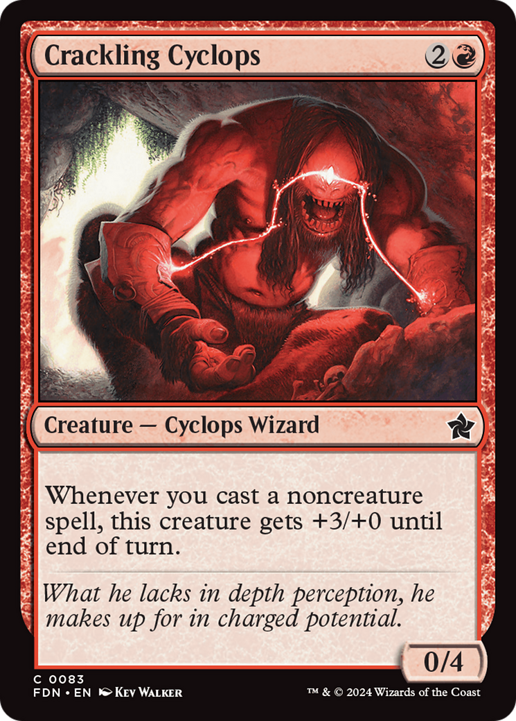 Crackling Cyclops (FDN-083)  Foil - Foundations