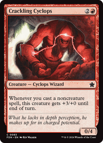 Crackling Cyclops (FDN-083)  Foil - Foundations